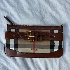Burberry Brown and Tan Clutch